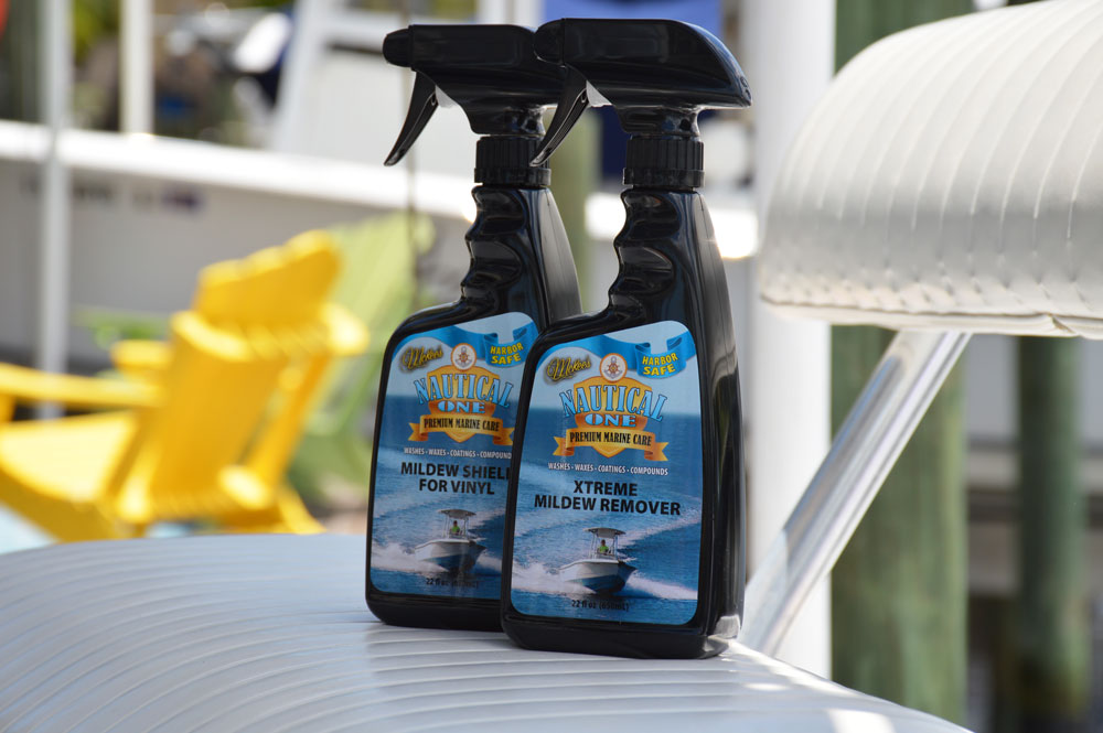 Nautical One Xtreme Mildew Remover cuts through mold and mildew